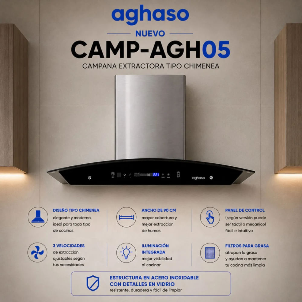 CAMPANA AGHASO CHIMENEA CAMP-AGH05