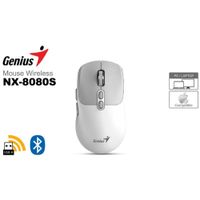 Mouse Genius Nx-8080s Bt Ai Copilot Dual Blanco H