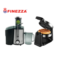 Combo Finezza Extractor de jugos FZ A6240EX y Waflera Sistema giratorio FZ-822WF