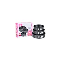 Set de 3 Moldes  Desmontables para Repostería