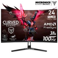 Monitor 24 Curvo Micronics Brickell DG24FC Full HD 1920 x 1080 100Hz 3ms FreeSync