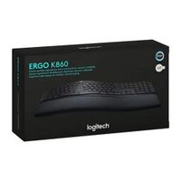 TECLADO LOGITECH ERGO K860 WIRELESS / BT SP BLACK (920-009845)