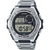 RELOJ CASIO MWD100H DIGITAL HOMBRE | PLATA