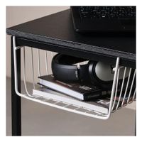 Canasta Colgante Metalica Blanco 29x20x27cm para Guardado Practico Diario YPapel Regalo