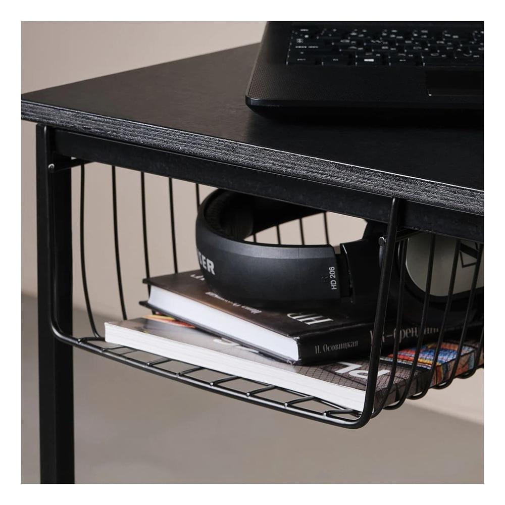 Canasta Organizadora Metalica Negro 29x20x27cm Resistente y Versatil YSticky