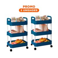 Pack2 Soporte Vertical de Color Azul Acero con Estructura Firme para Libros