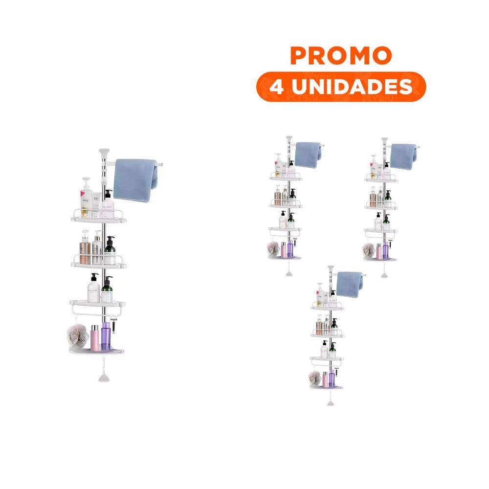 Pack4 Integracion de Ducha Blanco para Hogar con Montaje Sencillo YRegalo Sticker