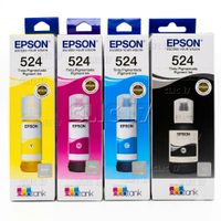 Pack Tinta Epson 524 Cyan, Magenta, Amarillo, Negro Original