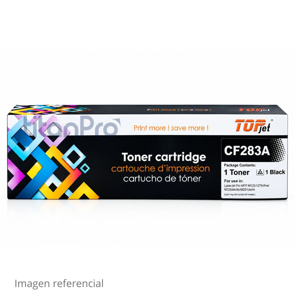 Tóner Compatible HP 83A CF283A Negro