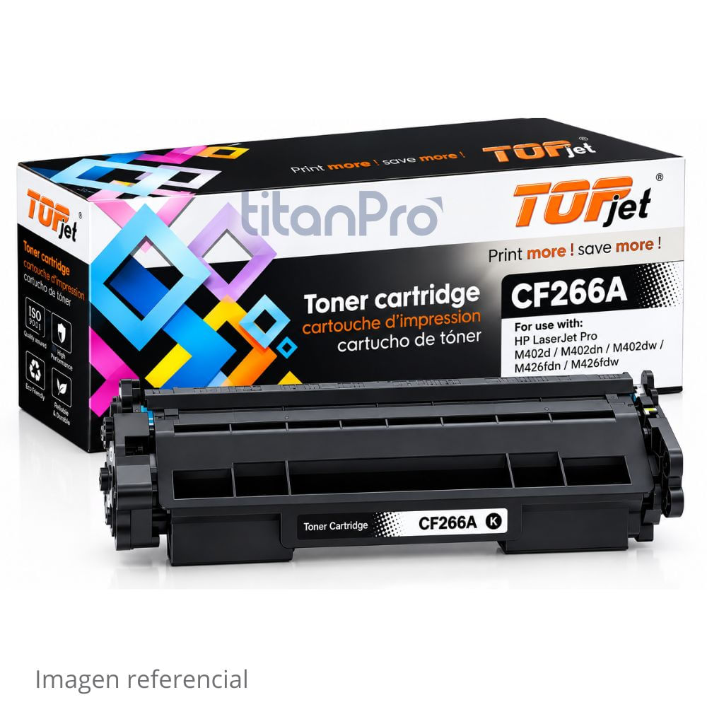 Tóner Compatible HP 26A CF226A Negro