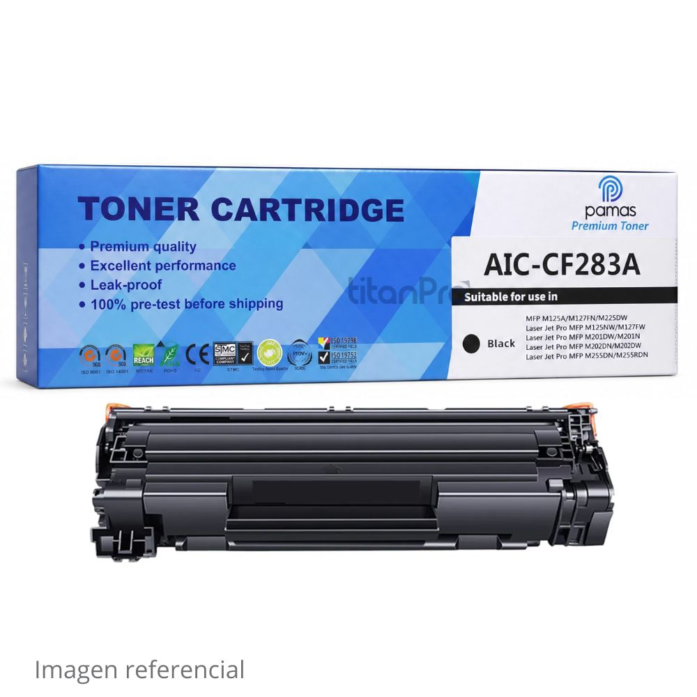 Tóner Compatible HP 83A CF283A Negro M125 M127
