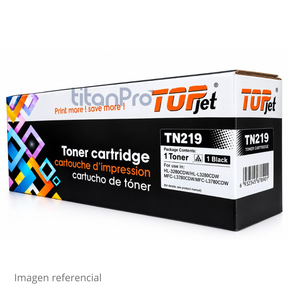 Tóner Compatible Brother TN-219 Negro