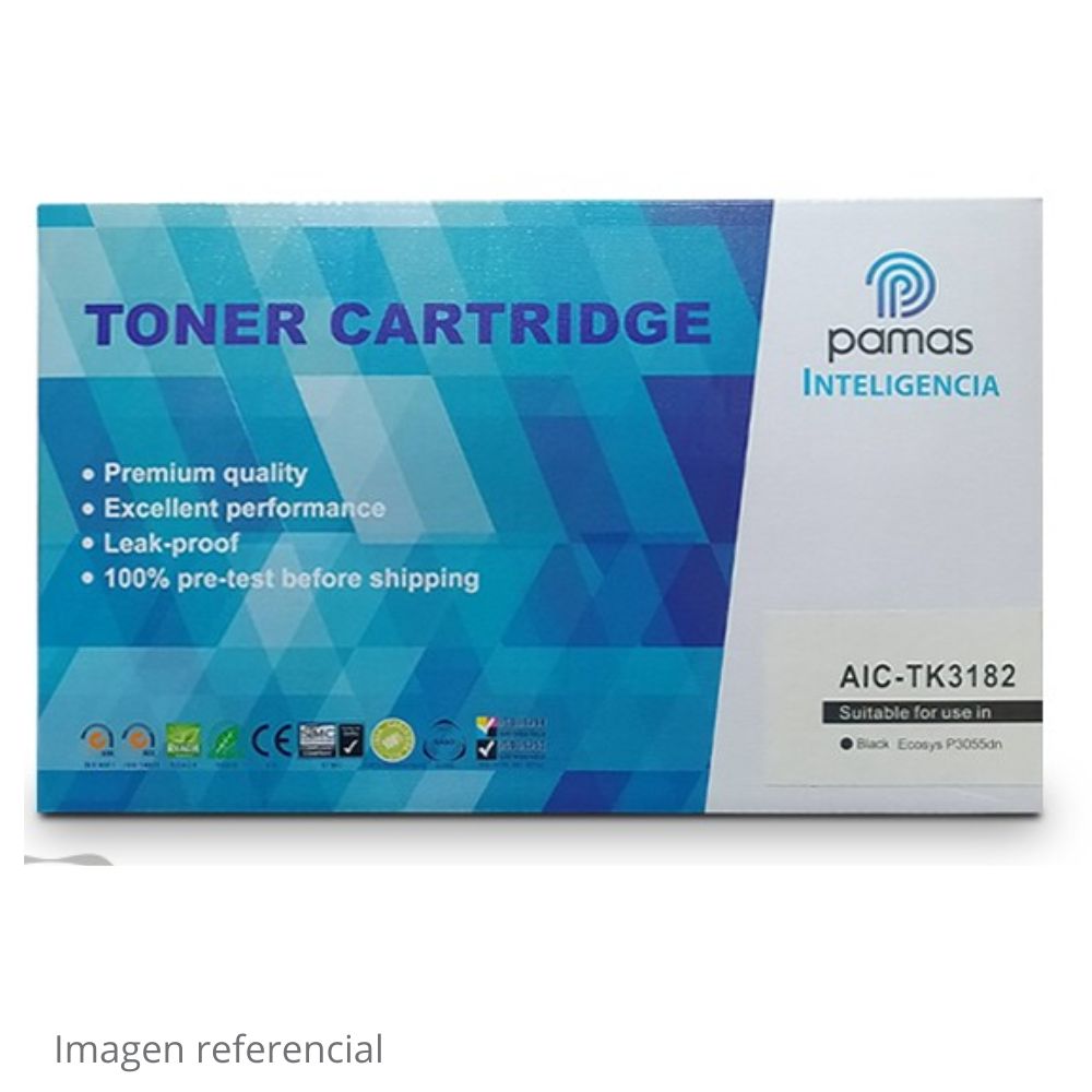Tóner Compatible Kyocera TK-3182 Negro P3045dn M3645dn