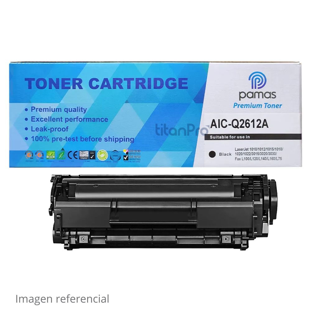 Tóner Compatible HP 12A Q2612A Negro LaserJet 1010 1020