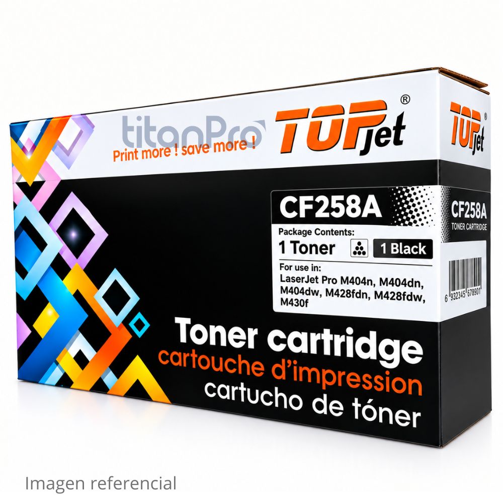 Tóner Compatible HP 58A CF258A Negro