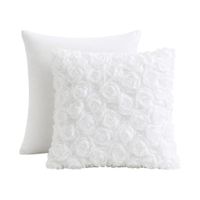 Cojín 150 Hilos Algodón Confort - Blanco Arlin 48 X 48
