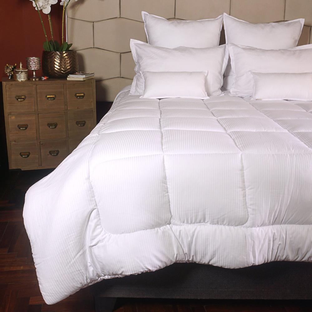 Edredón Duvet 300 Hilos Pima Cotton Premium / Líneas Satinadas Arlin