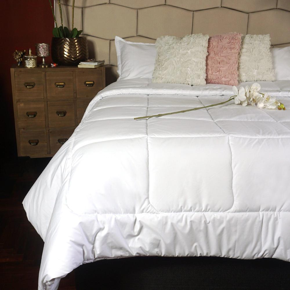 Edredón Duvet 220 Hilos Algodón Deluxe / Blanco Arlin