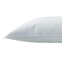 Funda De Almohada Antifluido Felpa Confort - Blanco Arlin Queen