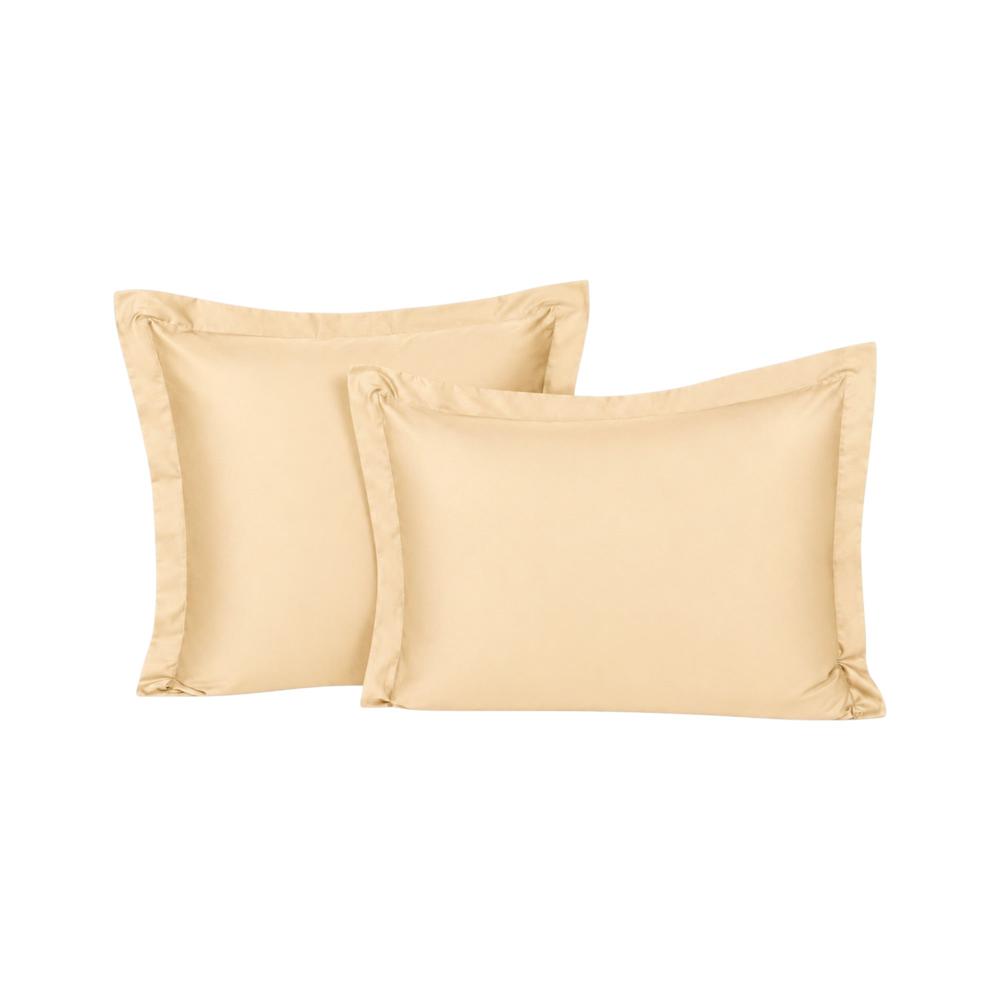 Funda De Almohada 150 Hilos Algodón Confort - Beige Arlin King