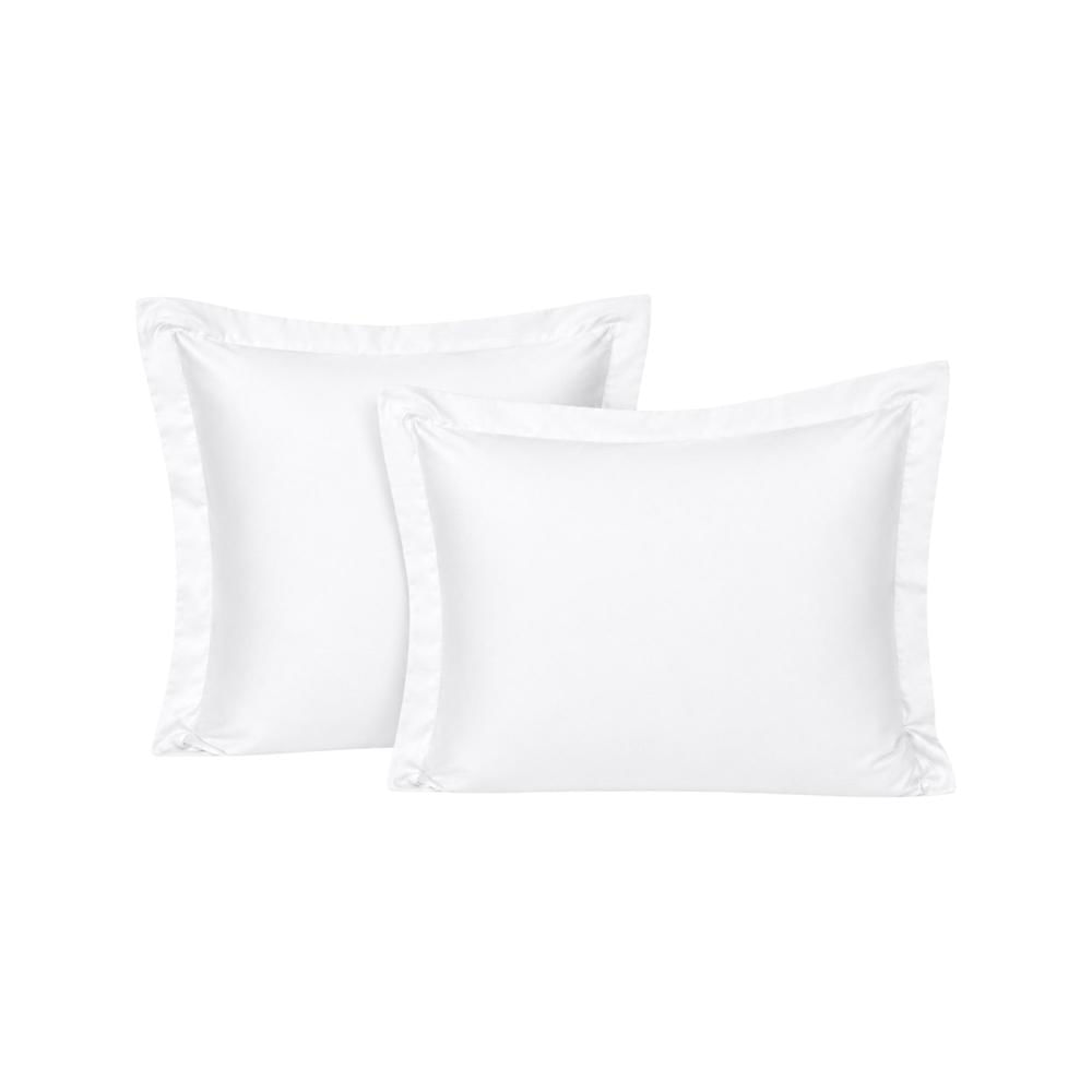 Funda De Almohada 150 Hilos Algodón Confort - Blanco Arlin King