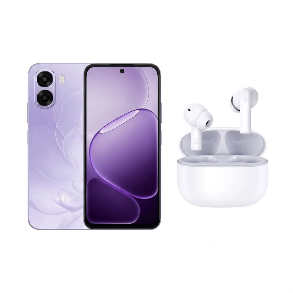 Celular OPPO A6x 5G 4GB 256GB Violeta con Earbuds X7 Lite Honor