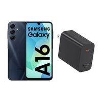 Celular Samsung A16 128GB 4GB RAM Black con cargador PD30W