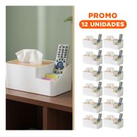 Pack12 Base Multifuncional para Servilletas Ligera Comoda y Funcional Blanco YRegalo Sticker