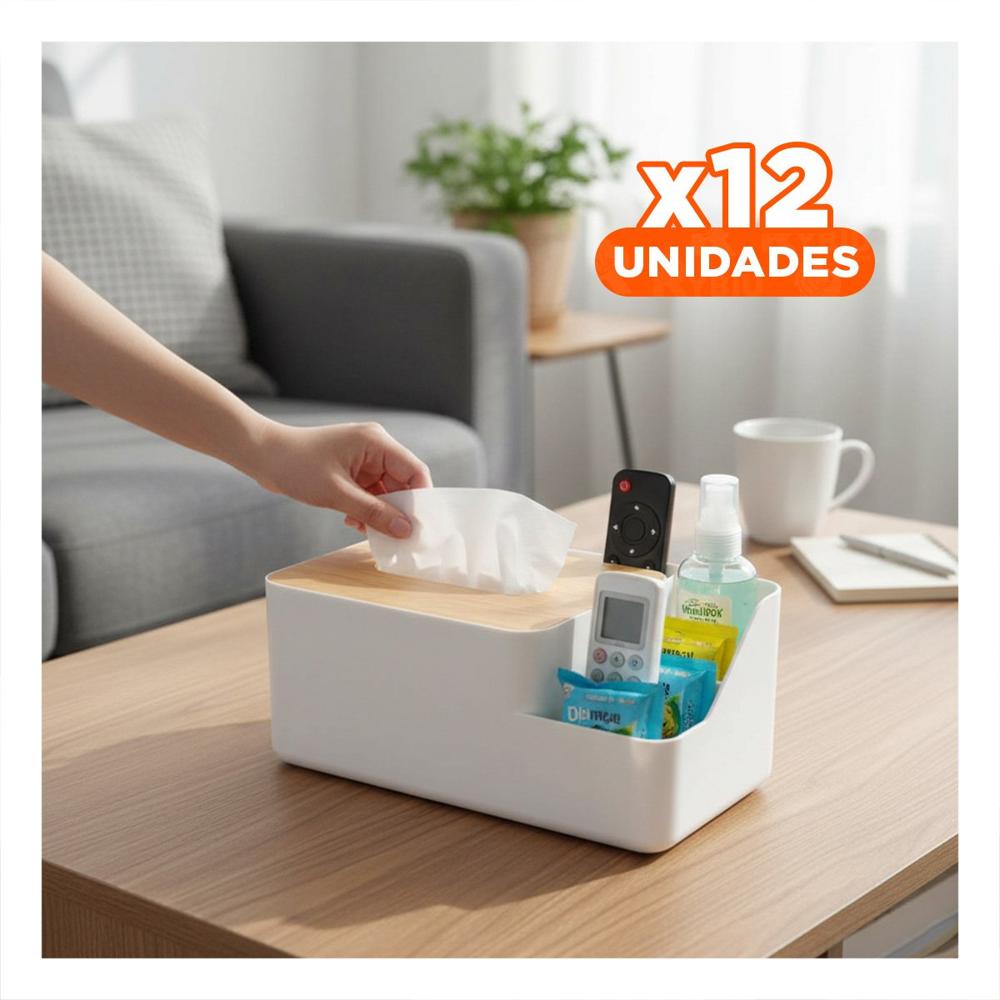 Pack12 Base Multifuncional para Servilletas Resistente y Practica Blanco YPapel Regalo