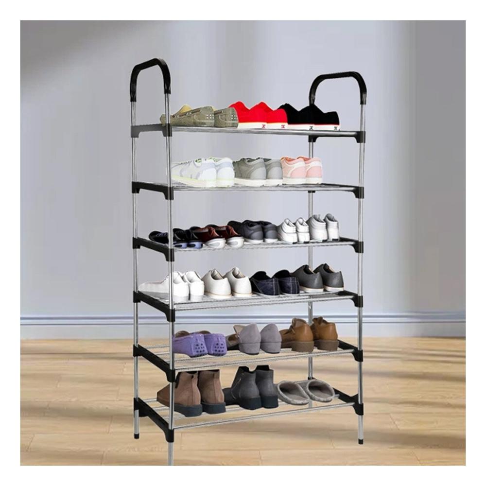 Artículo Multi Nivel de Tela para Mantener Zapatos en Dormitorio Negro YPapel Regalo