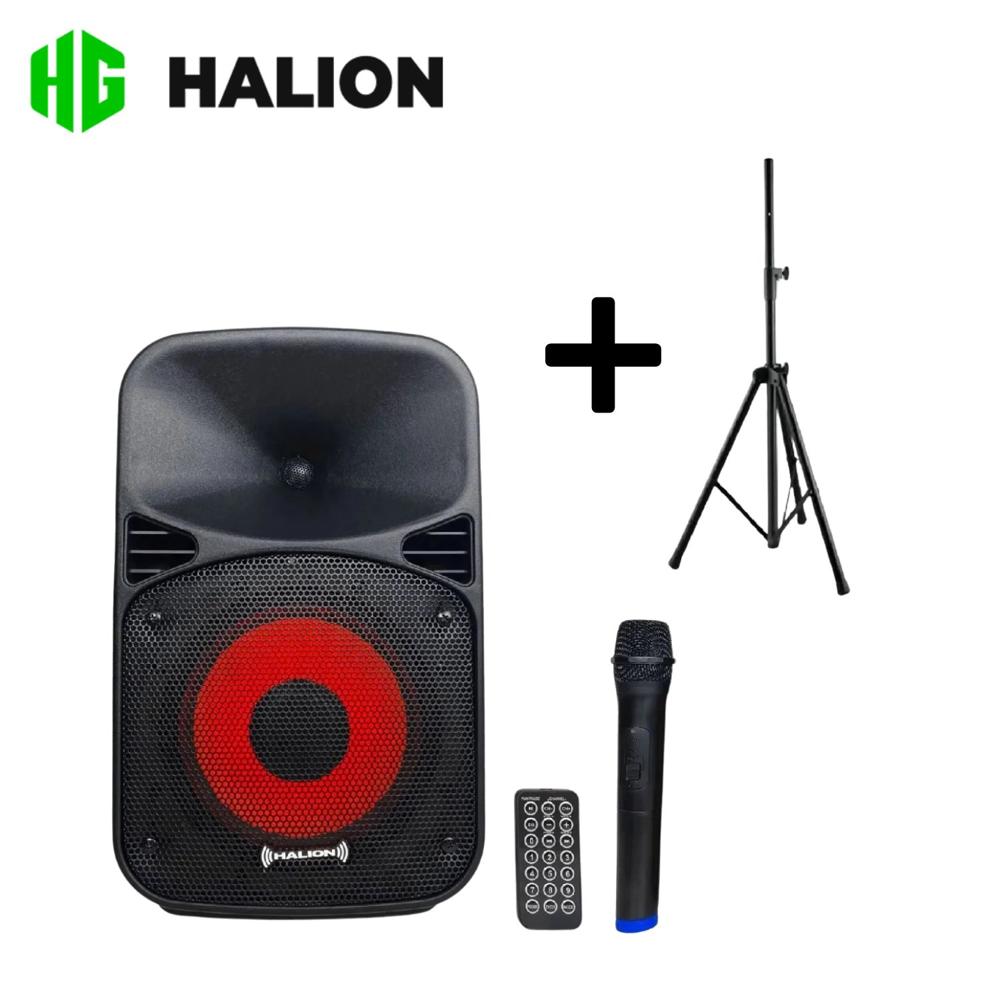Combo Parlante Activo Halion RHA-8EB 8 - 300W - Soporte