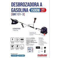 DESBROZADORA A GASOLINA 1500W