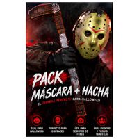 Pack de Máscara Terror Viernes 13 Gold con Accesorio Halloween Fiesta Cosplay