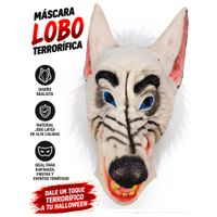 Máscara de Latex Hombre Lobo  Realista Aterrador Disfraz Halloween Fiesta