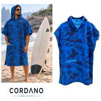 Toalla Cordano Poncho Adulto CamufladoTurquesa Talla L Unisex