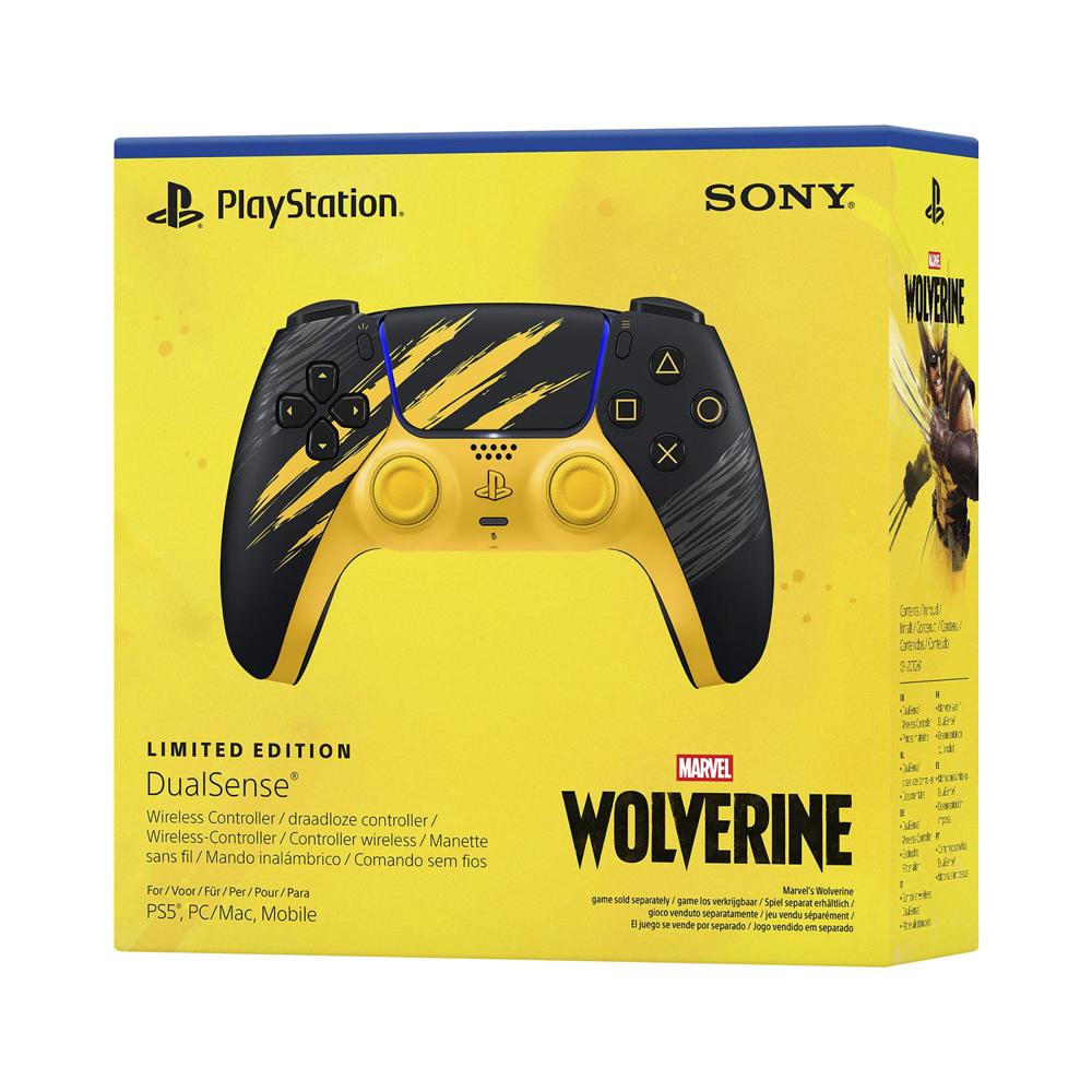 MANDO PS5 DUALSENSE - MARVEL'S WOLVERINE BATTLE YELLOW EDICIÓN LIMITADA