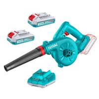 Sopladora Inalámbrica 20V TOTAL Motor Brushless con 2 Baterías 2.0Ah y Cargador TABLI20682