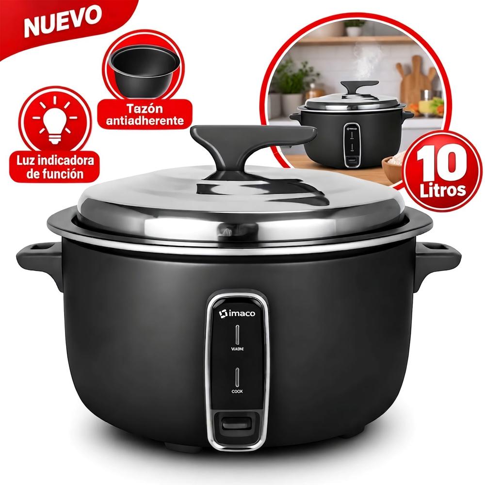 Olla arrocera 10 litros T/metal RC930 Imaco