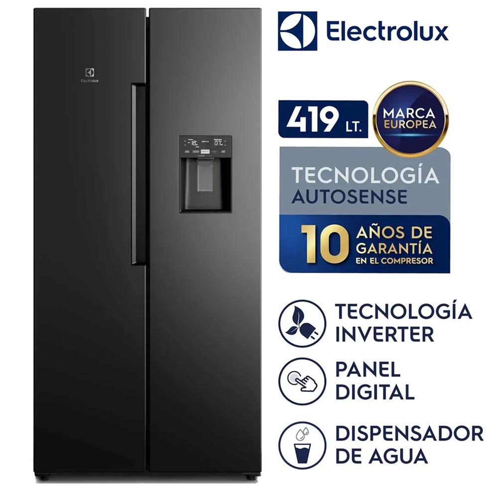 Refrigeradora ERS45F2P5EB Frost Free Inverter 419L Efficient con AutoSense Electrolux