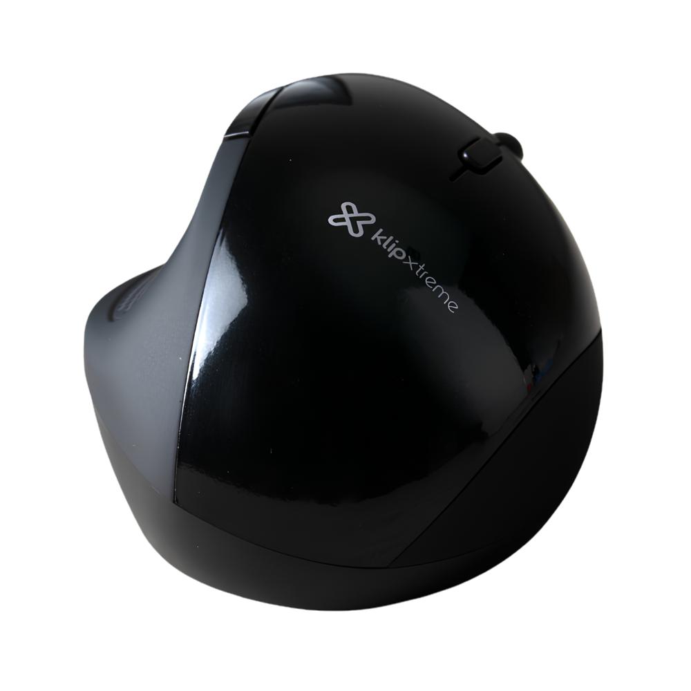 Mouse Ergonómico Klip Xtreme Orbix KMW-500BK Inalámbrico Semi Vertical 2.4 GHz y 6 Botones