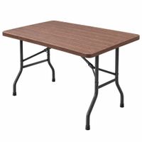 Mesa Plegable 180 CM Multifuncional Diseño Moderno Hogar Oficina Sala Dormitorio 190291