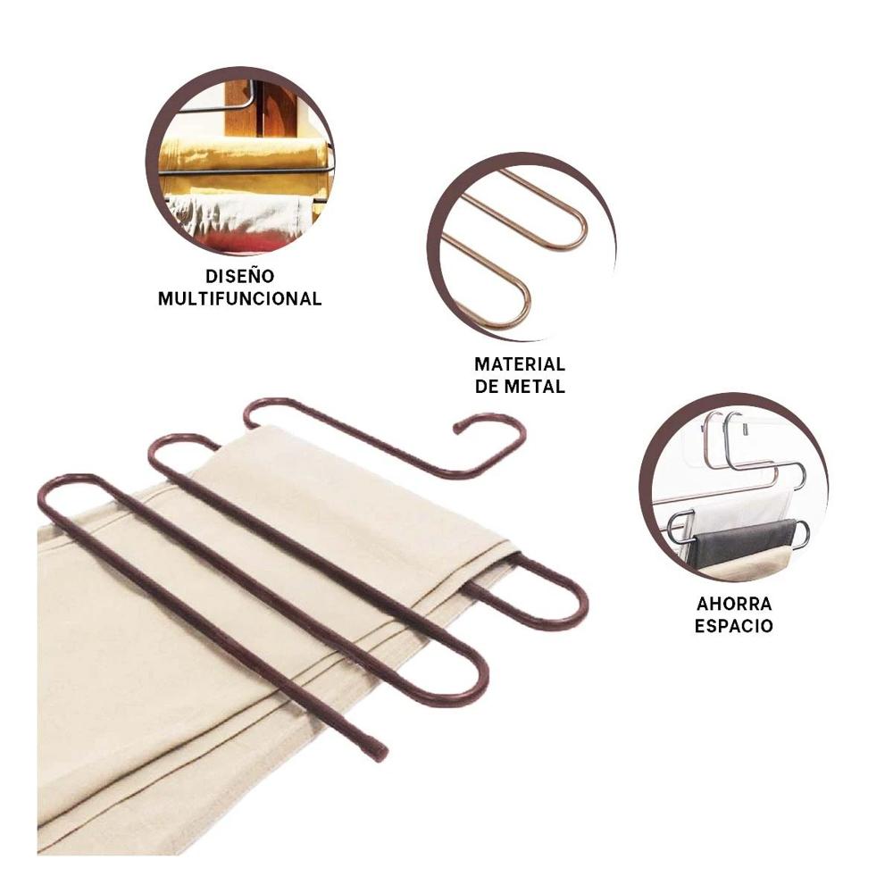 Rack Tipo S Marron Para Sala Y Oficina Con Diseño Moderno YLigas Regalo