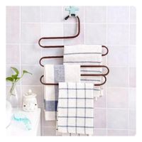 Colgador Tipo S Marron Con Base Estable Para Entrada Y Cocina YRegalo Sticker