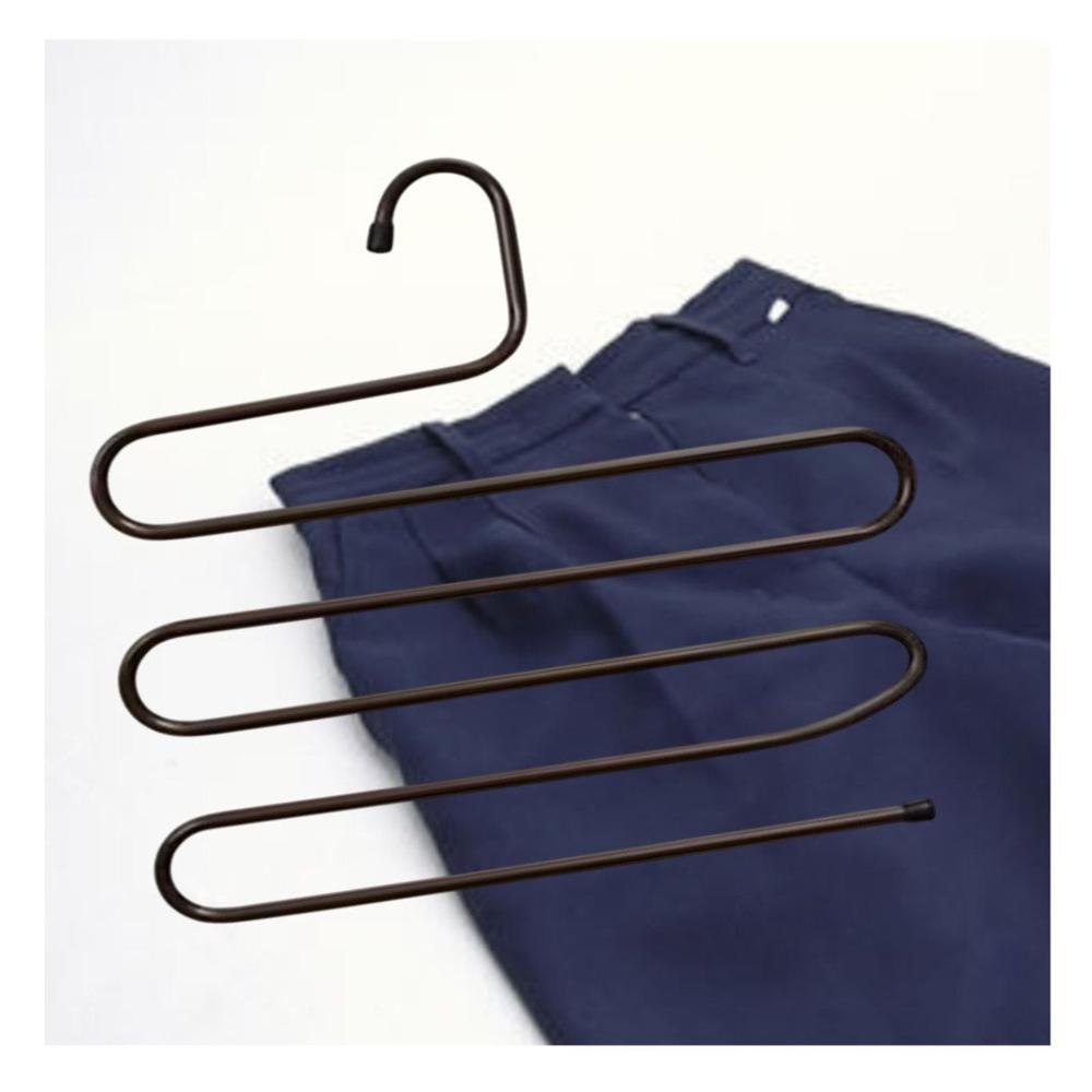 Porta Ropa Tipo S Marron Para Casa Y Hall Con Uso Práctico YSticky