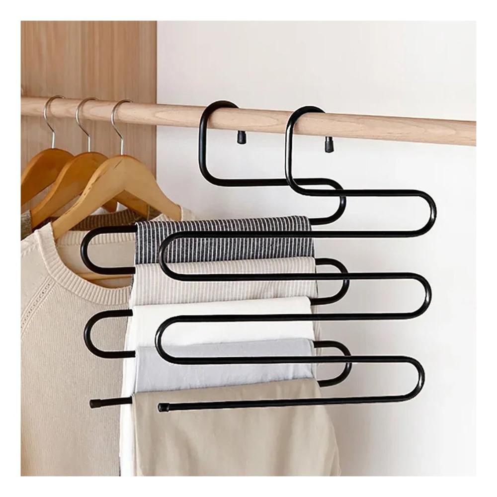 Accesorio de Hogar Tipo S Compacto para Mantener Orden Negro YRegalo Sticker