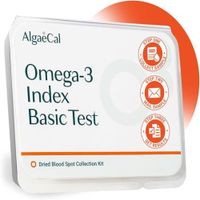 ALGAECAL Kit de prueba de dedos Omega 3 Kit de prueba casera fáci
