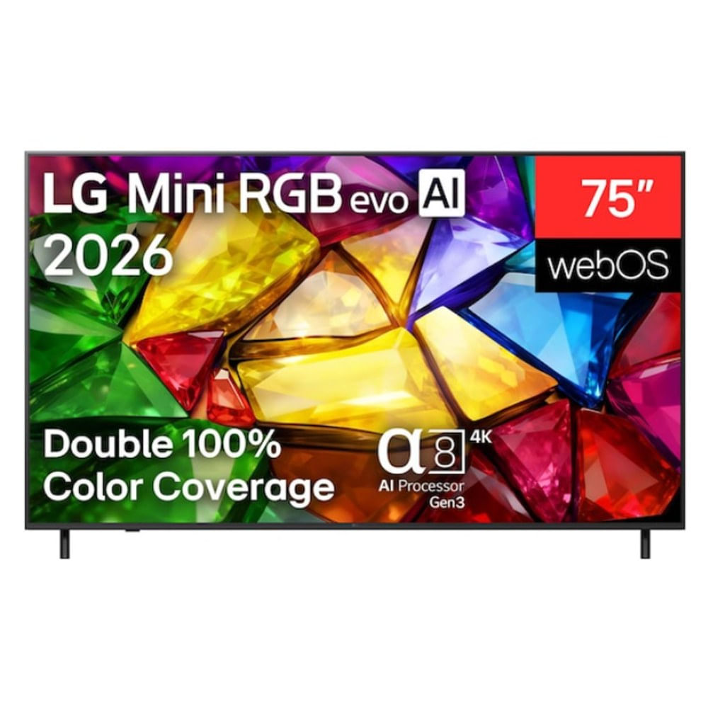 75 LG Mini RGB evo AI MRGB85 4K Smart TV 2026