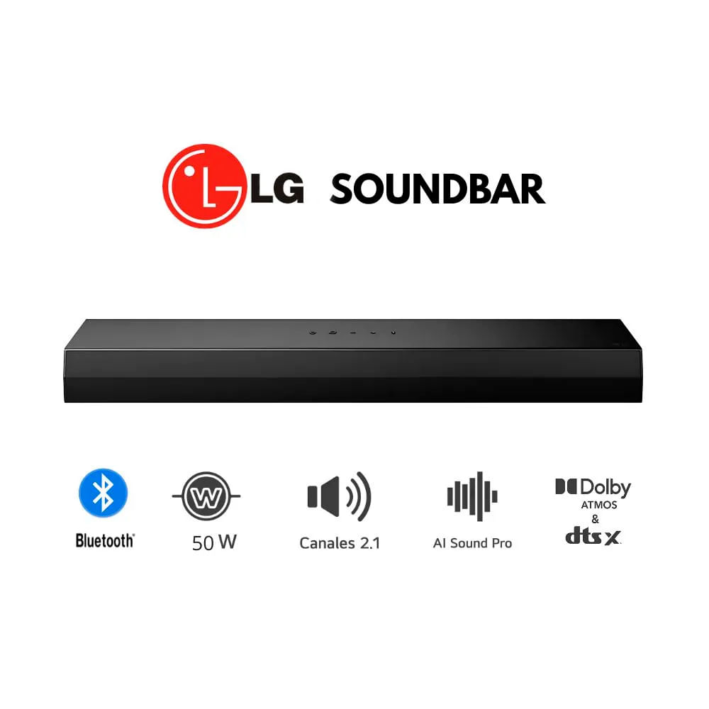 Soundbar LG 50W Bluetooth AI Sound Pro S20A