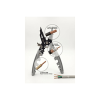 Alicate Pelacables y Cortador Profesional para Electricidad