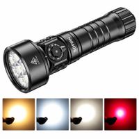 Linterna LED Para Buceo 5000 Lm Batería 7500mAh Luz Roja 660nm IPX8